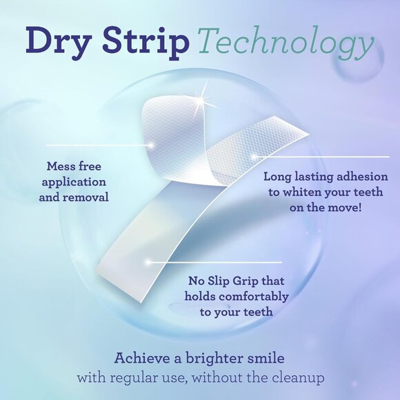 Teeth Whitening Strips - 16-Day Treatment with Non-Slip, Dry Strip Technology - - Picture 6 of 8